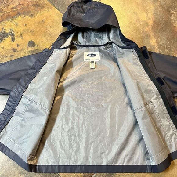 Old Navy Kids Navy Rain Coat XXS - Picture 7 of 9